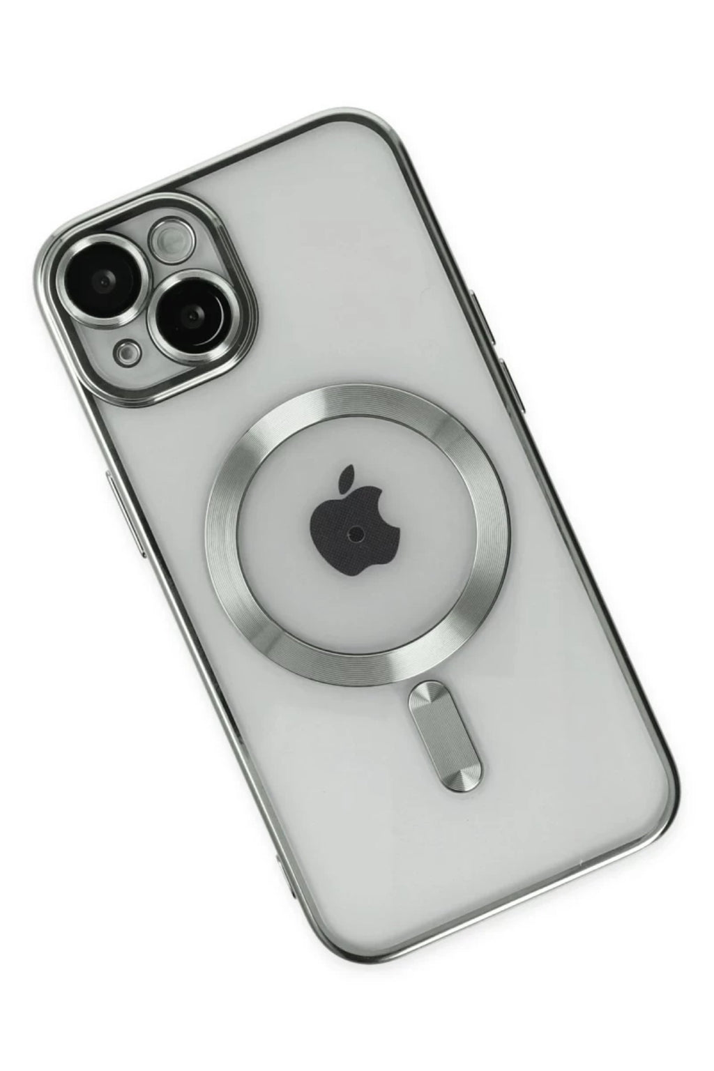 Apple iPhone 14 Uyumlu Kılıf Kross Magneticsafe Kapak - Gümüş