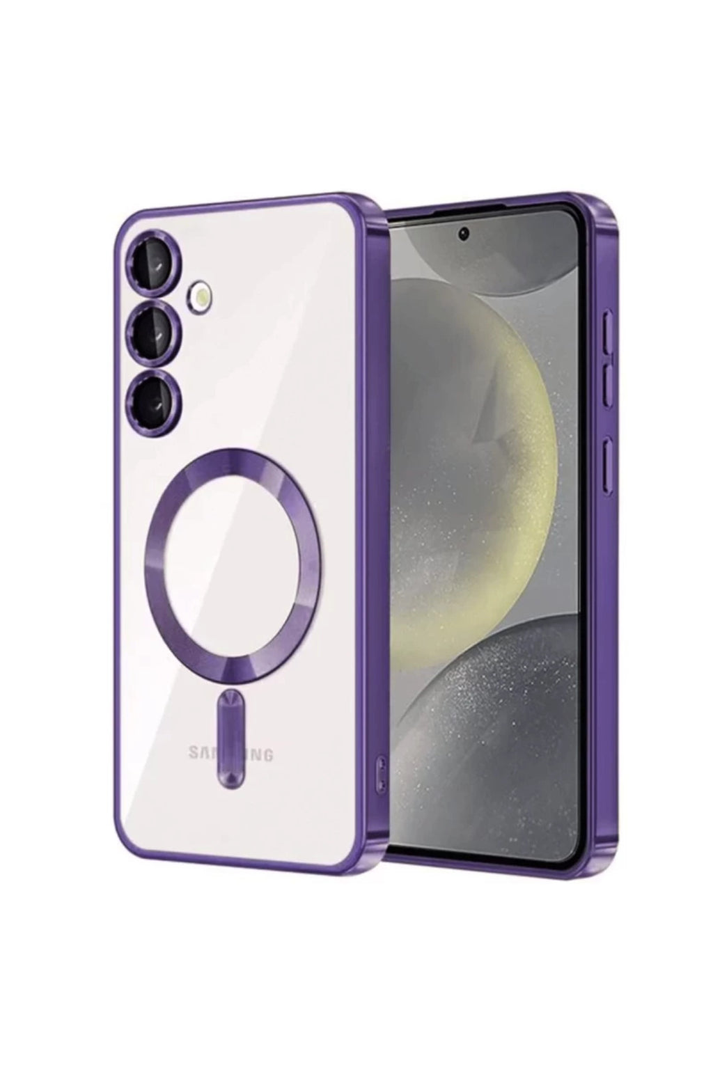 Samsung Galaxy S23 Uyumlu Kılıf Kross Magneticsafe Kapak - Mor