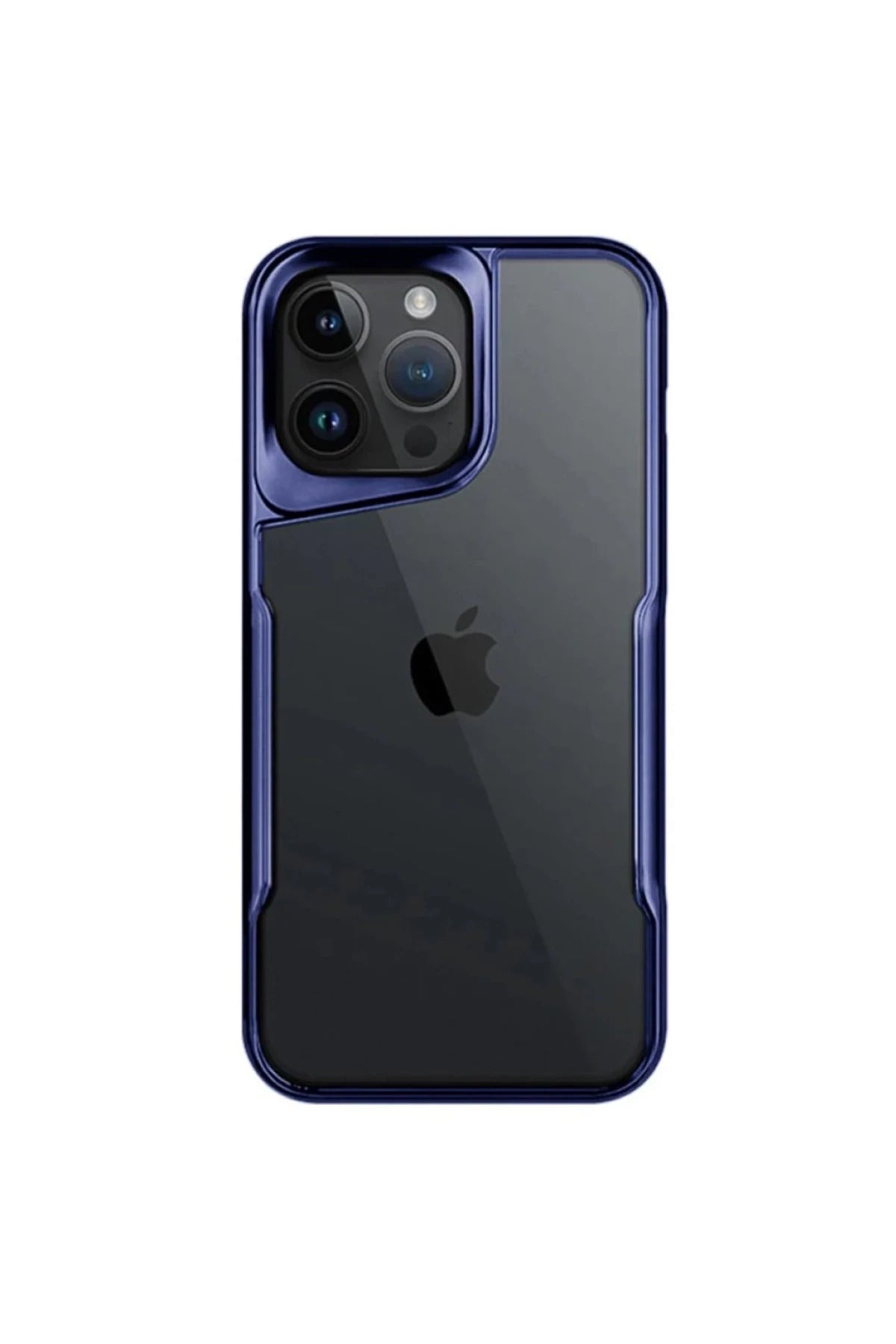 Apple iPhone 15 Pro Max Uyumlu Kılıf Boyi Silikon Kapak - Lacivert