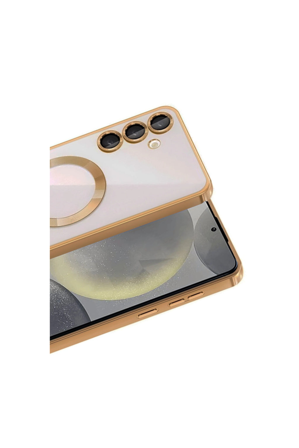 Samsung Galaxy A54 5G Uyumlu Kross Magneticsafe Kapak - Çöl Titanyum