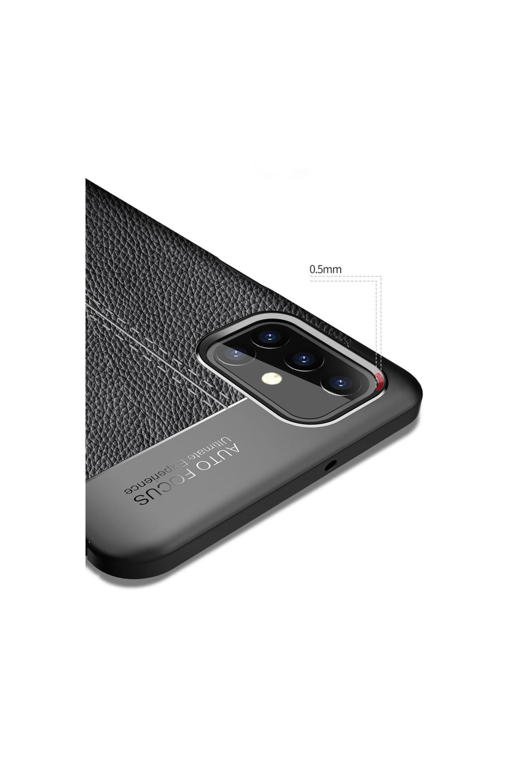 Samsung Galaxy M31S Uyumlu Kılıf Auto Focus Kapak - Siyah