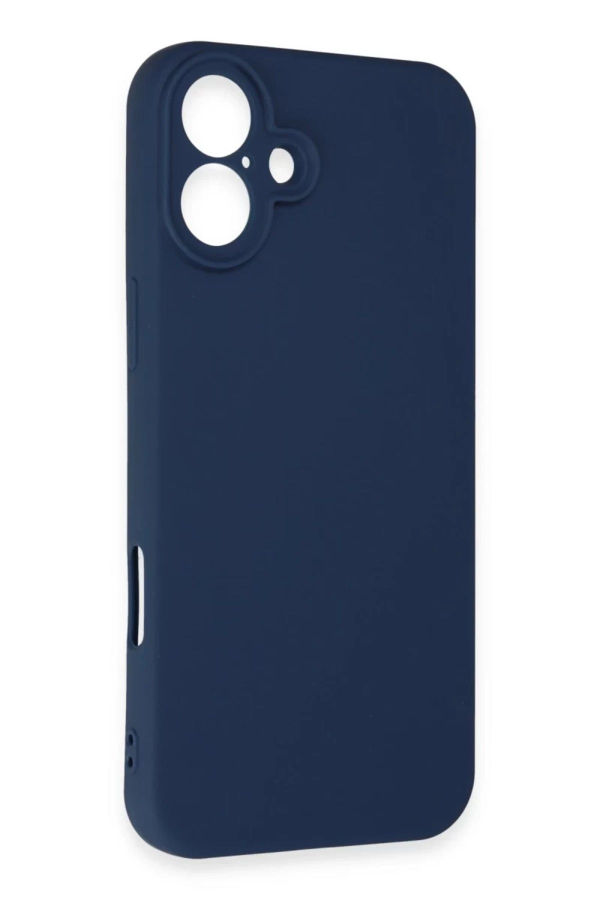 Apple iPhone 16 Uyumlu Kılıf First Silikon - Lacivert