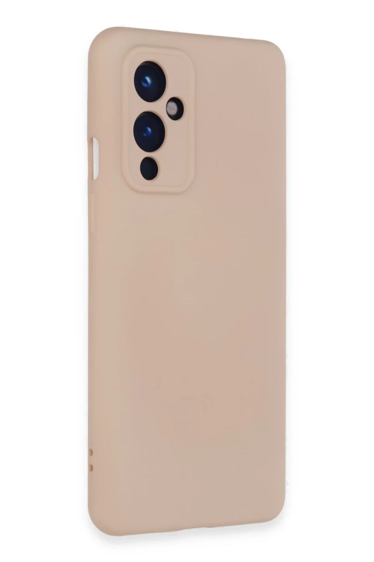 One Plus 9 Kılıf Nano içi Kadife Silikon - Pudra