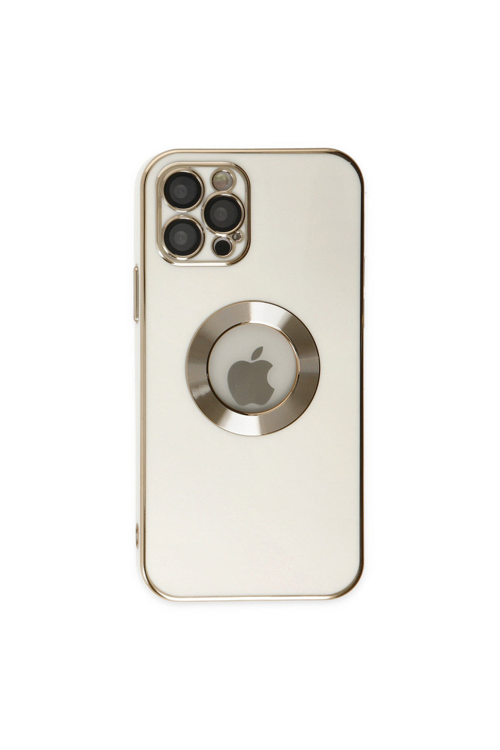 Apple iPhone 12 Pro Uyumlu Kılıf Store Silikon - Beyaz