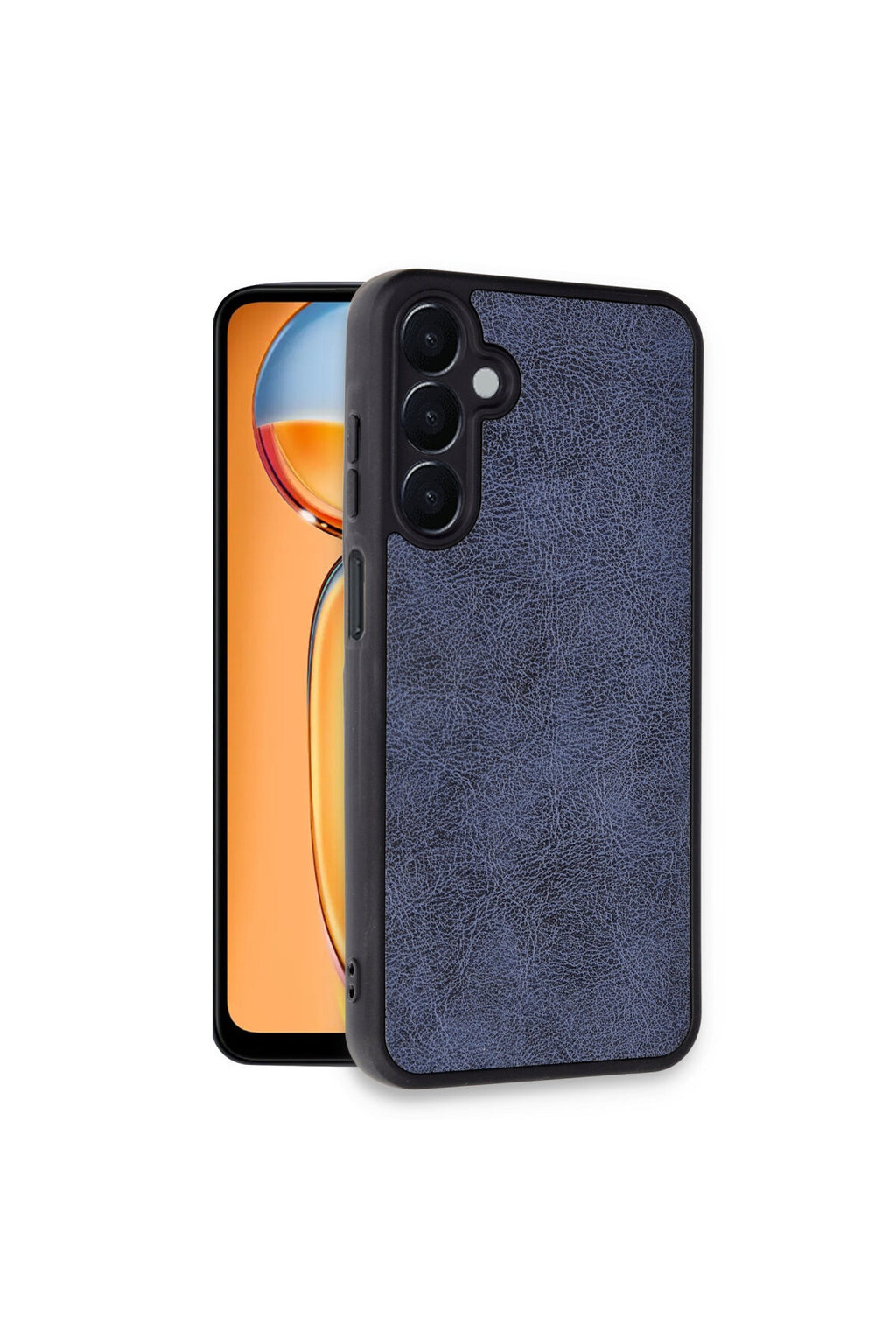 Samsung Galaxy A05S Uyumlu Kılıf Aras Deri Kapak - Lacivert