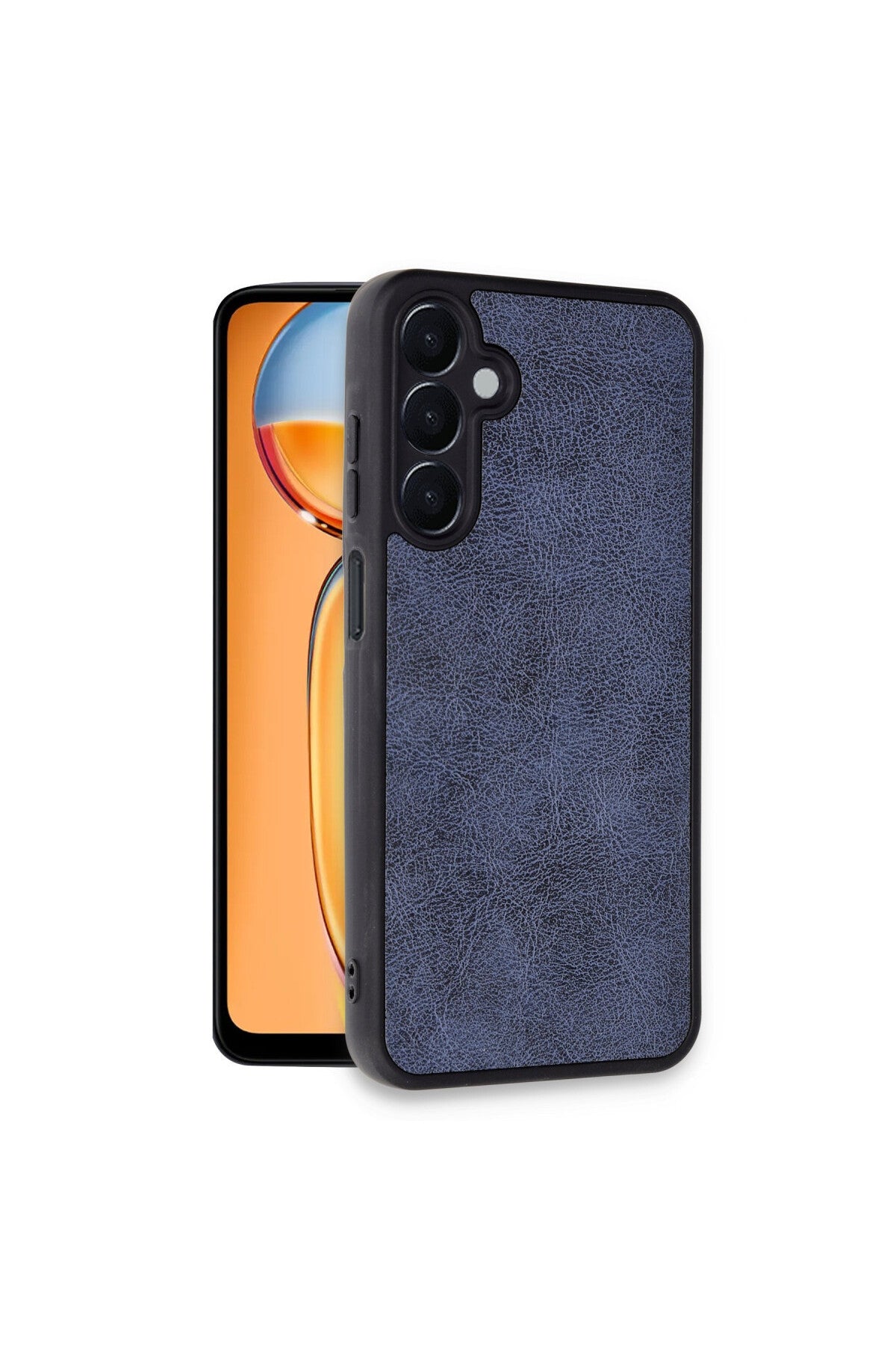 Samsung Galaxy A05S Uyumlu Kılıf Aras Deri Kapak - Lacivert