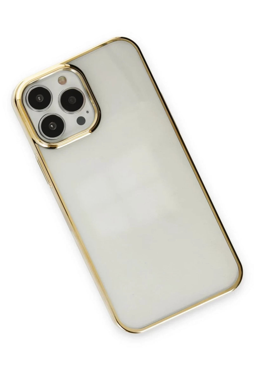 Apple iPhone 14 Pro Uyumlu Kılıf Element Silikon - Gold