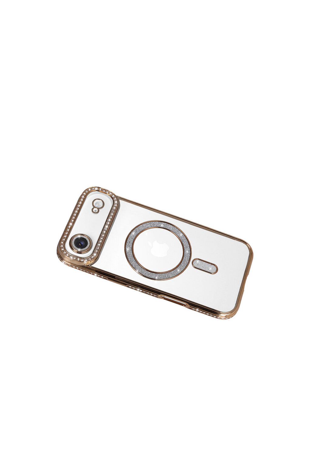 Apple iPhone 17 Air Uyumlu Joke Simli Magneticsafe Kılıf - Gold