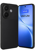 Vivo V60 Lite Uyumlu Auto Focus Karbon Kapak - Siyah