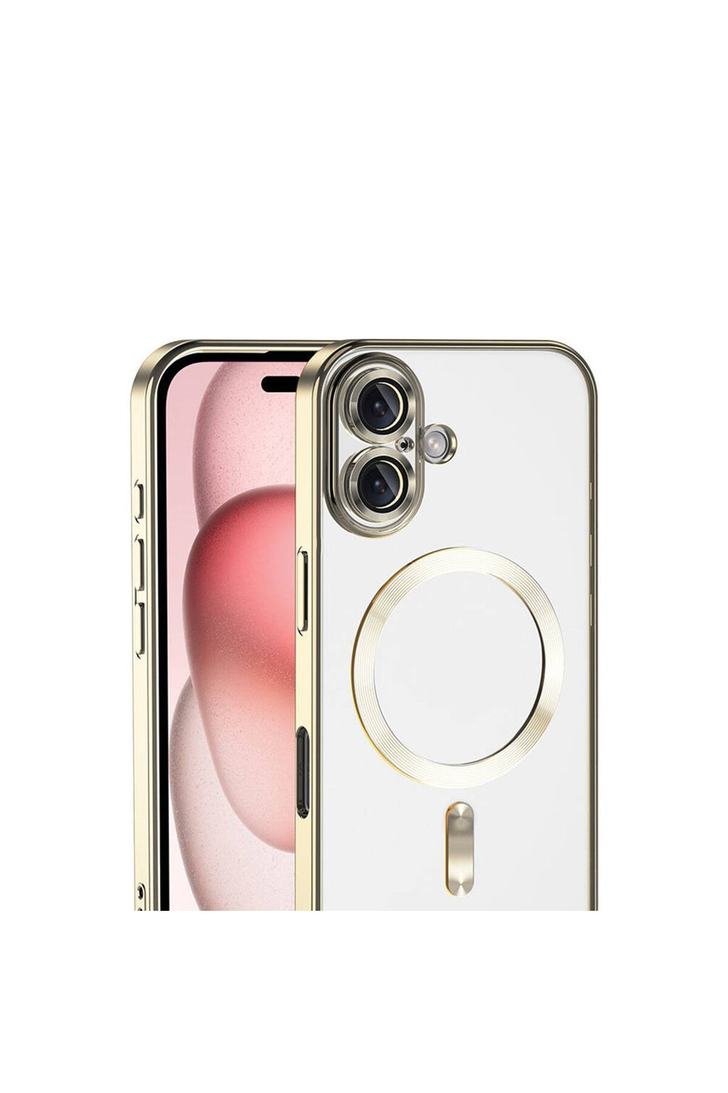 Apple iPhone 17 Uyumlu Kross Magneticsafe Kapak - Gold