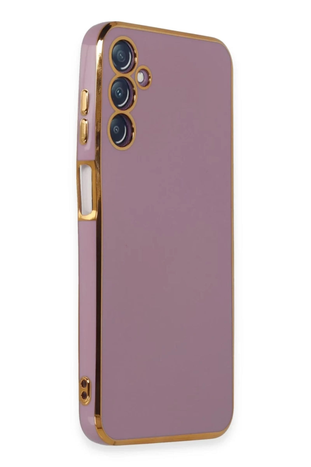 Samsung Galaxy M14 5G Uyumlu Kılıf Volet Silikon - Mor