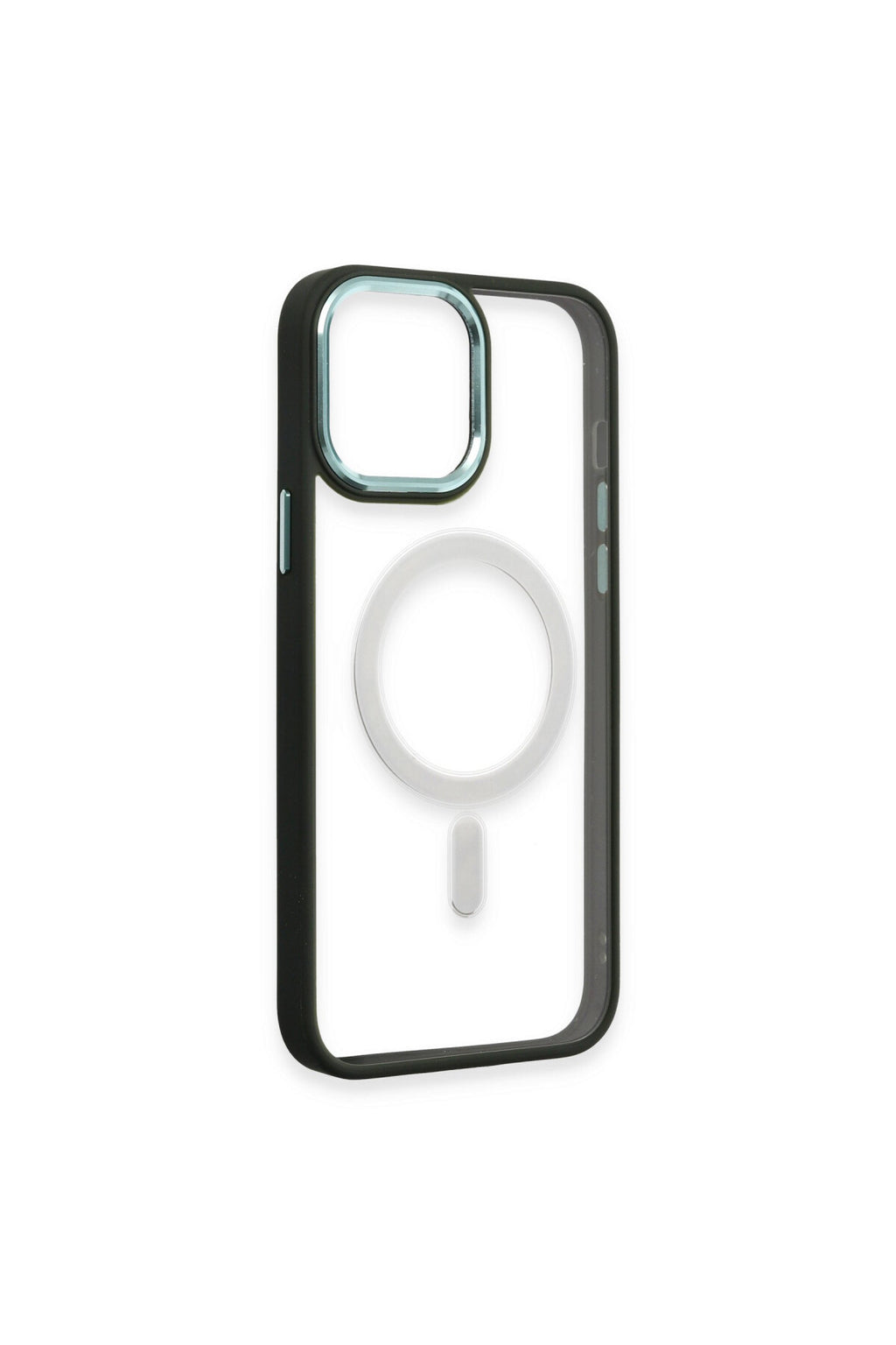 Apple iPhone 15 Pro Uyumlu Kılıf Room Magneticsafe Silikon - Köknar Yeşili