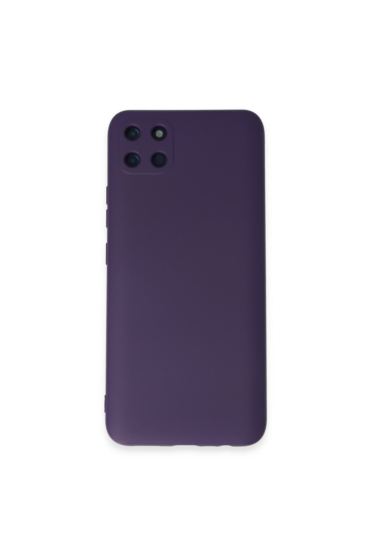 Realme C11 Uyumlu Kılıf Nano içi Kadife Silikon - Mor
