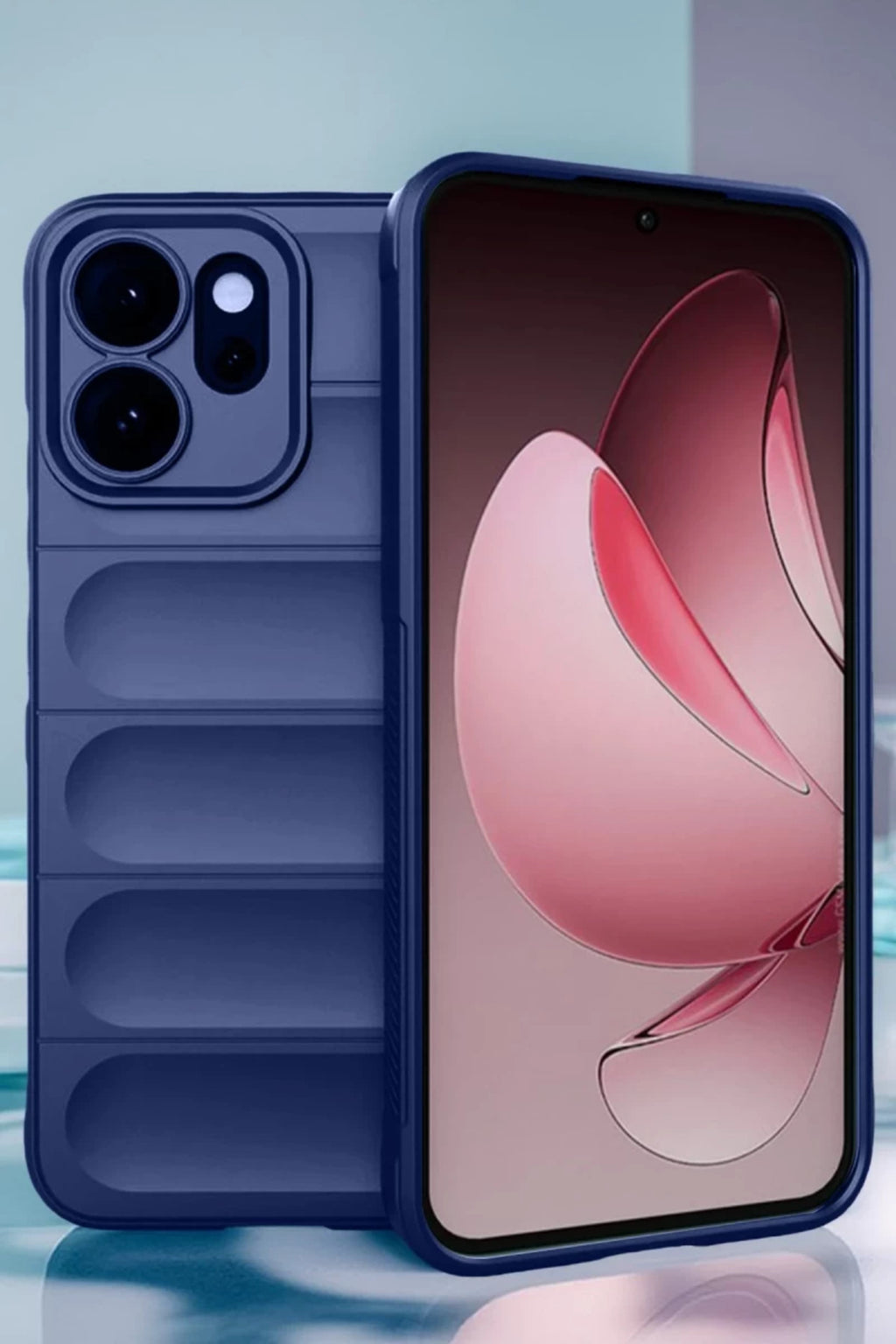 Oppo Reno 14 Uyumlu Optimum Silikon - Lacivert