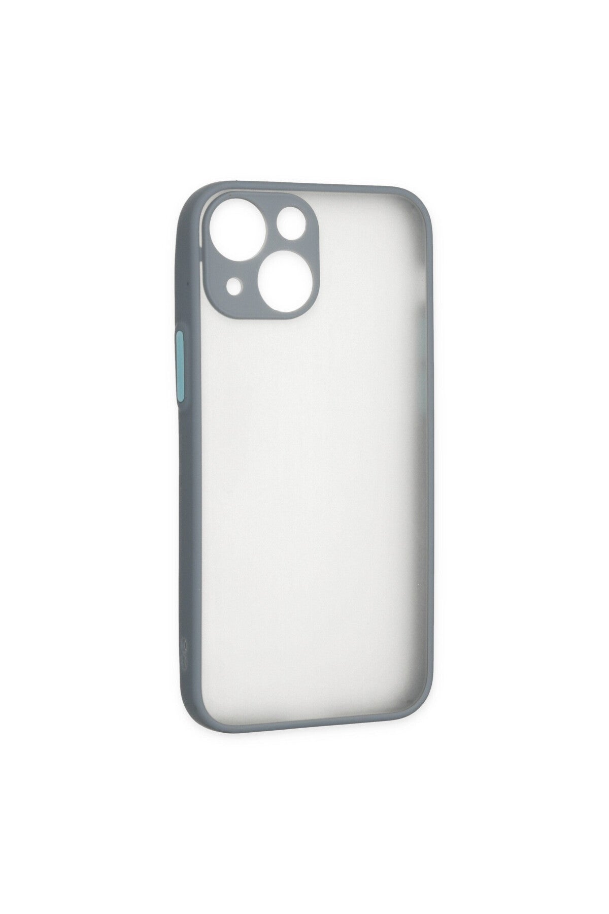 Apple iPhone 15 Plus Uyumlu Kılıf Montreal Silikon Kapak - Gri