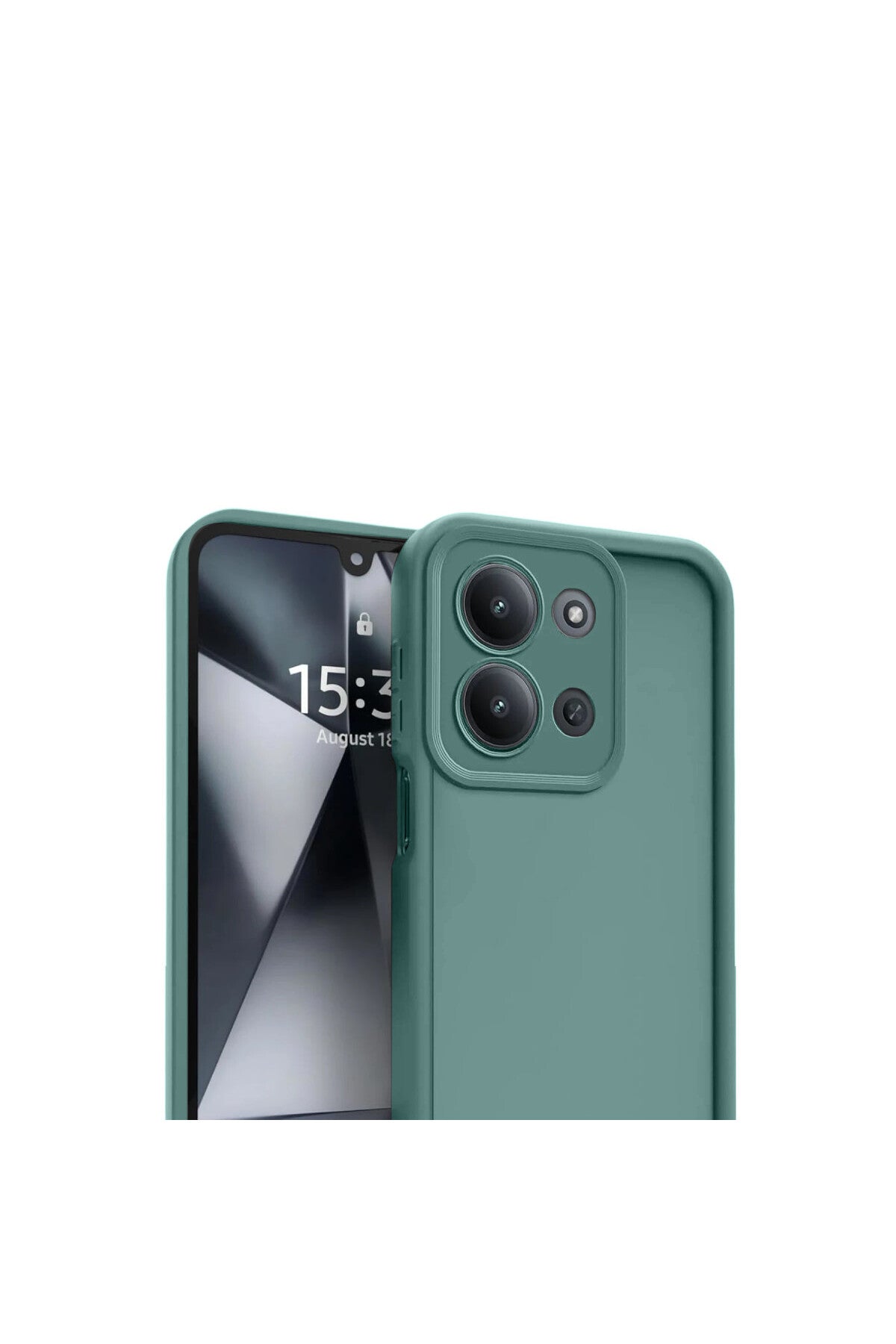 Xiaomi Redmi 15C 4G Uyumlu Viera Silikon - Koyu Yeşil