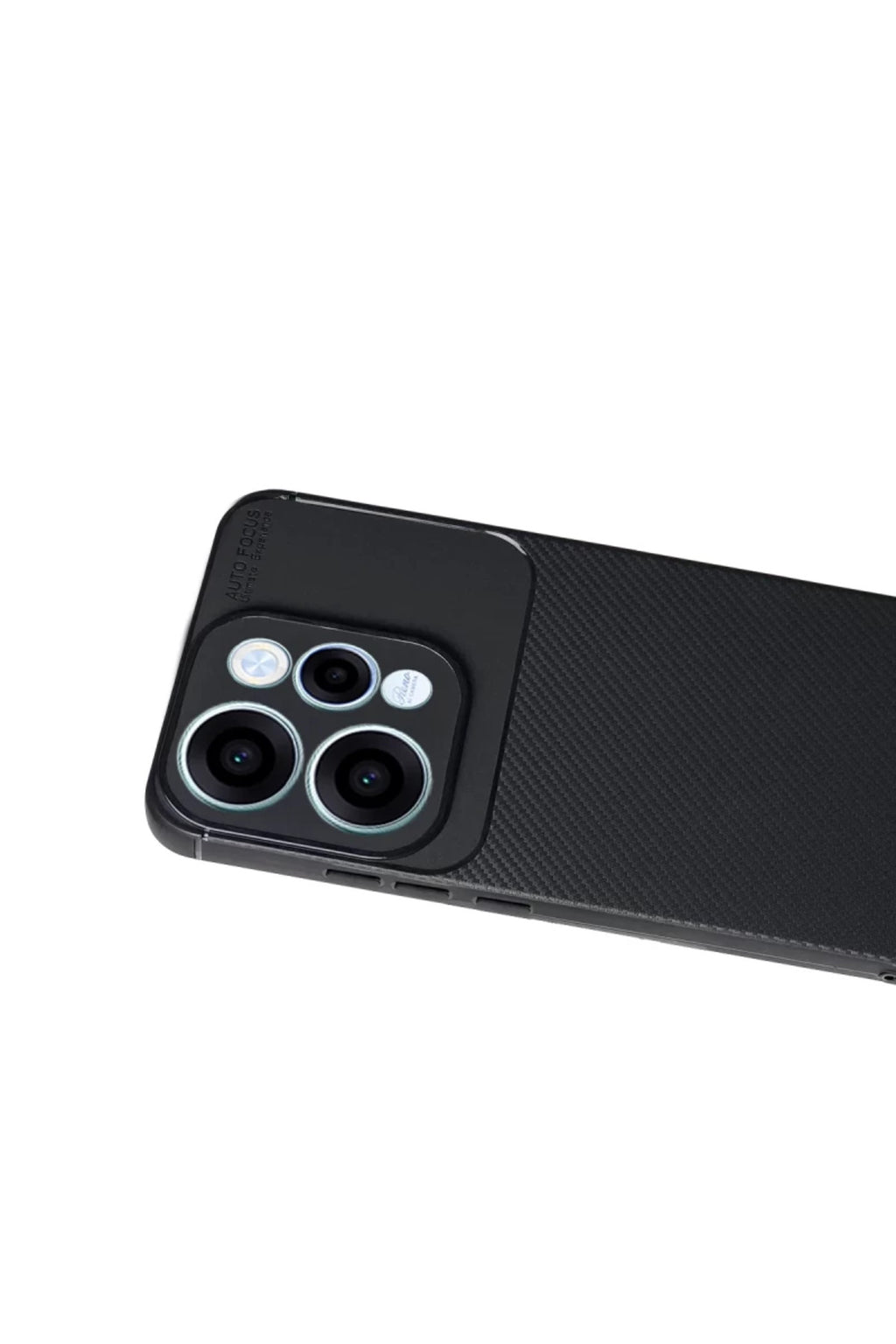 Oppo Reno 15 Uyumlu Auto Focus Karbon Kapak - Siyah