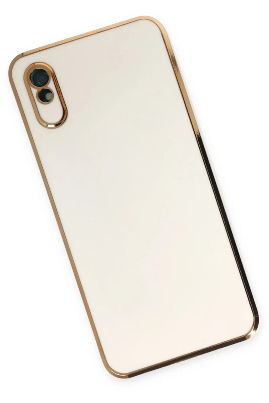 Xiaomi Redmi 9A Uyumlu Kılıf Volet Silikon - Beyaz