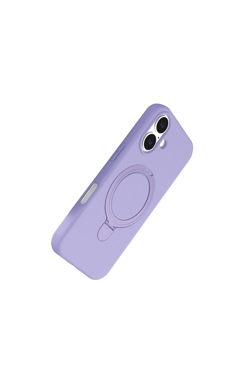 Apple iPhone 16 Uyumlu Regal Magsafe Standlı Kapak - Lila