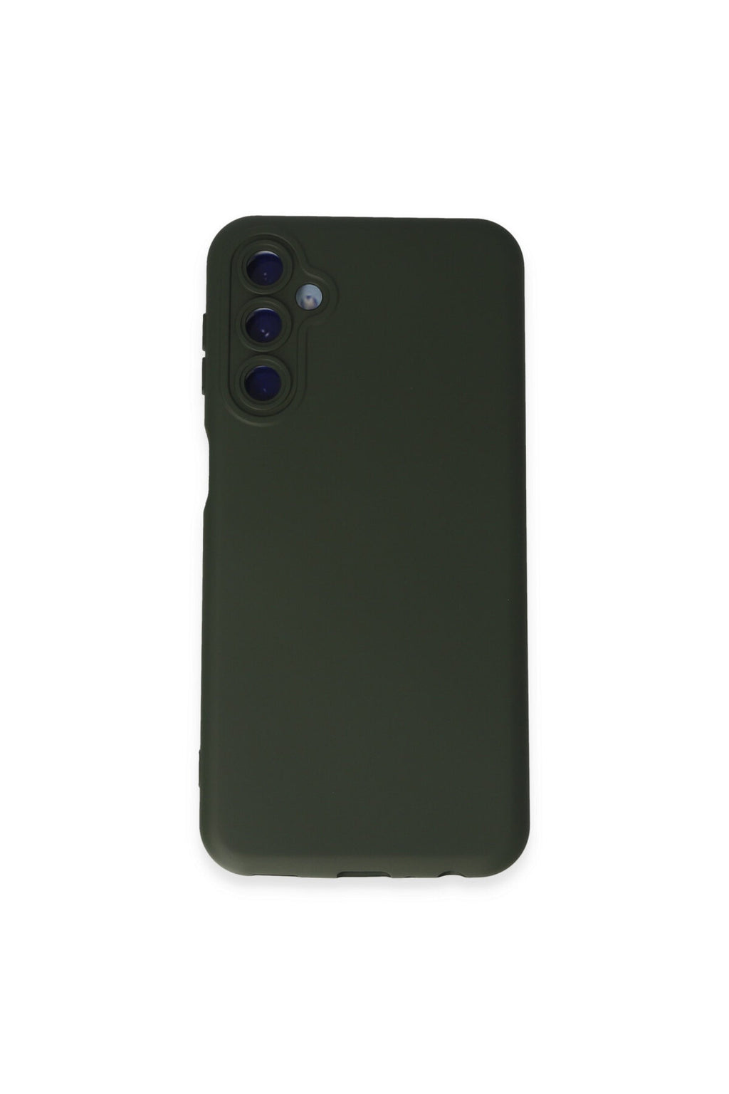 Samsung Galaxy M14 5G Uyumlu Kılıf Nano içi Kadife Silikon - Koyu Yeşil