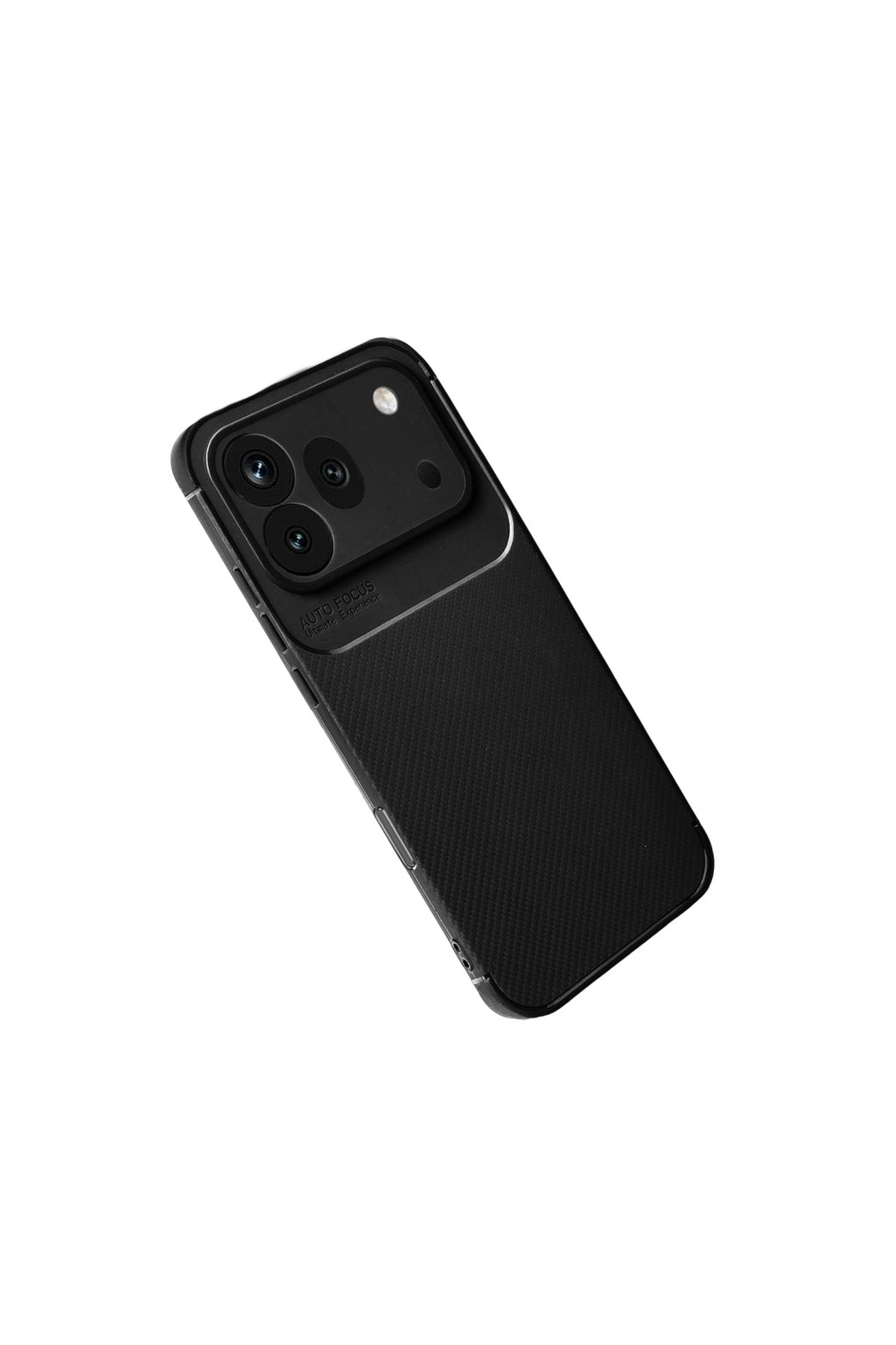 Huawei Honor 600 Pro Uyumlu Auto Focus Karbon Kapak - Siyah