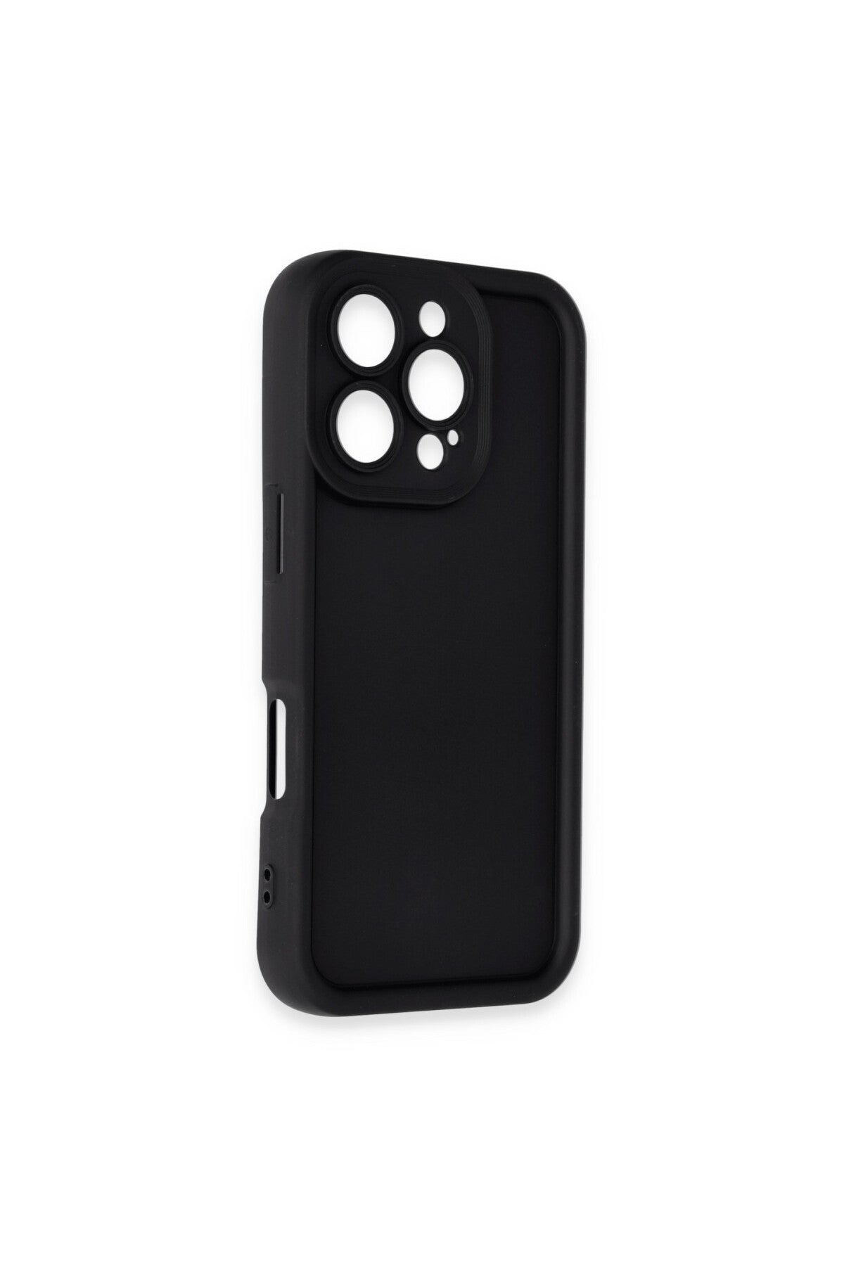 Apple iPhone 16 Pro Uyumlu Kılıf Viera Silikon - Siyah