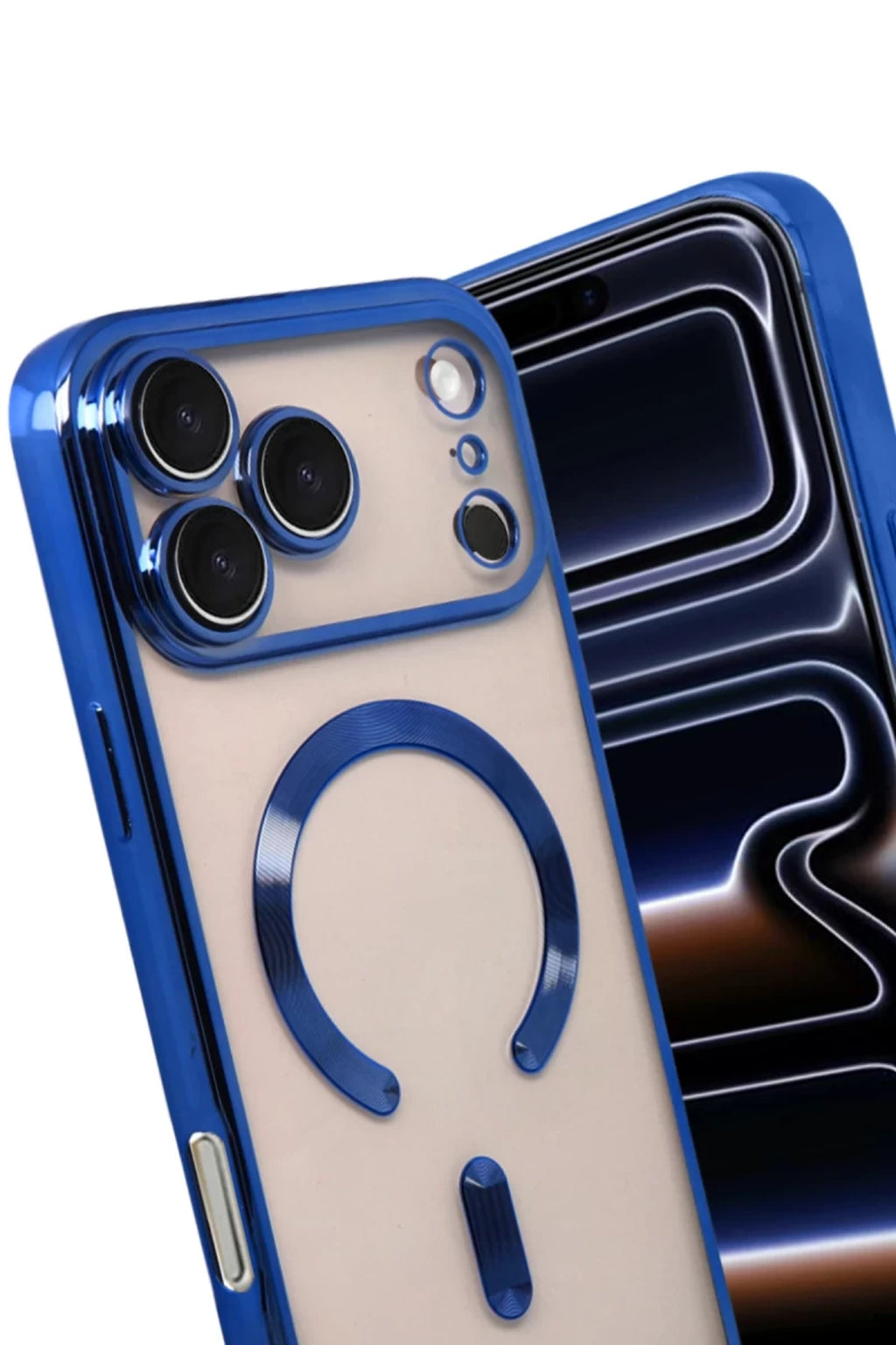 Apple iPhone 17 Pro Uyumlu Kross Magneticsafe Kapak - Lacivert