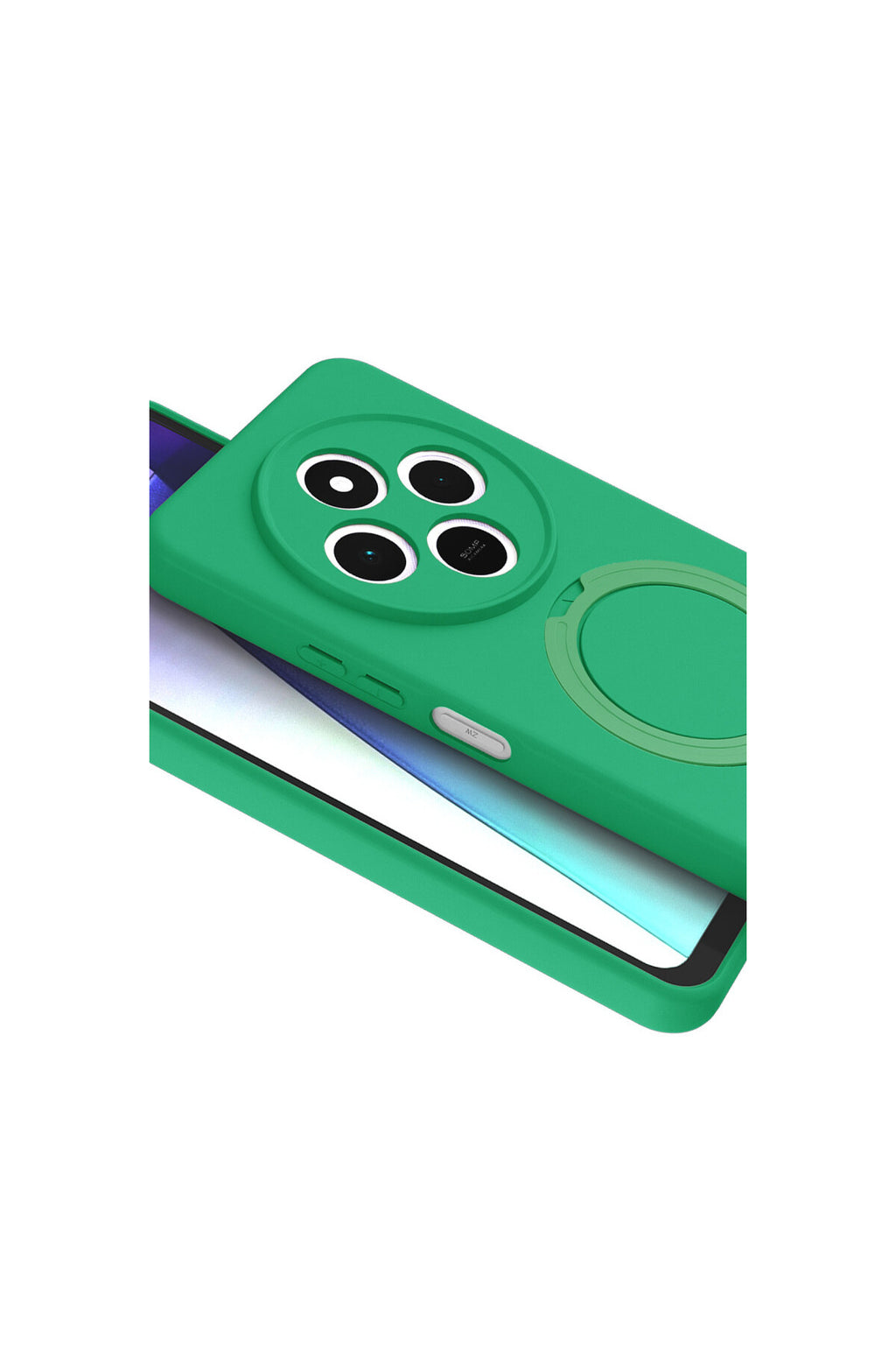 Xiaomi Redmi 14C Uyumlu Regal Magsafe Standlı Kapak - Yeşil