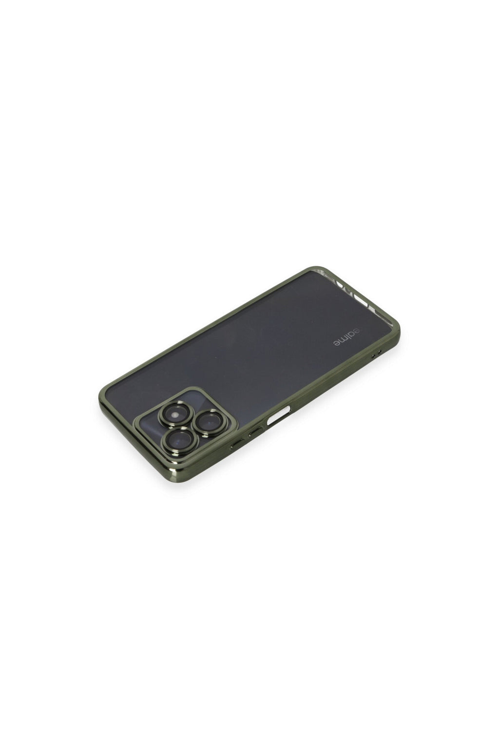 Realme C53 Uyumlu Kılıf Lensli Silikon - Yeşil