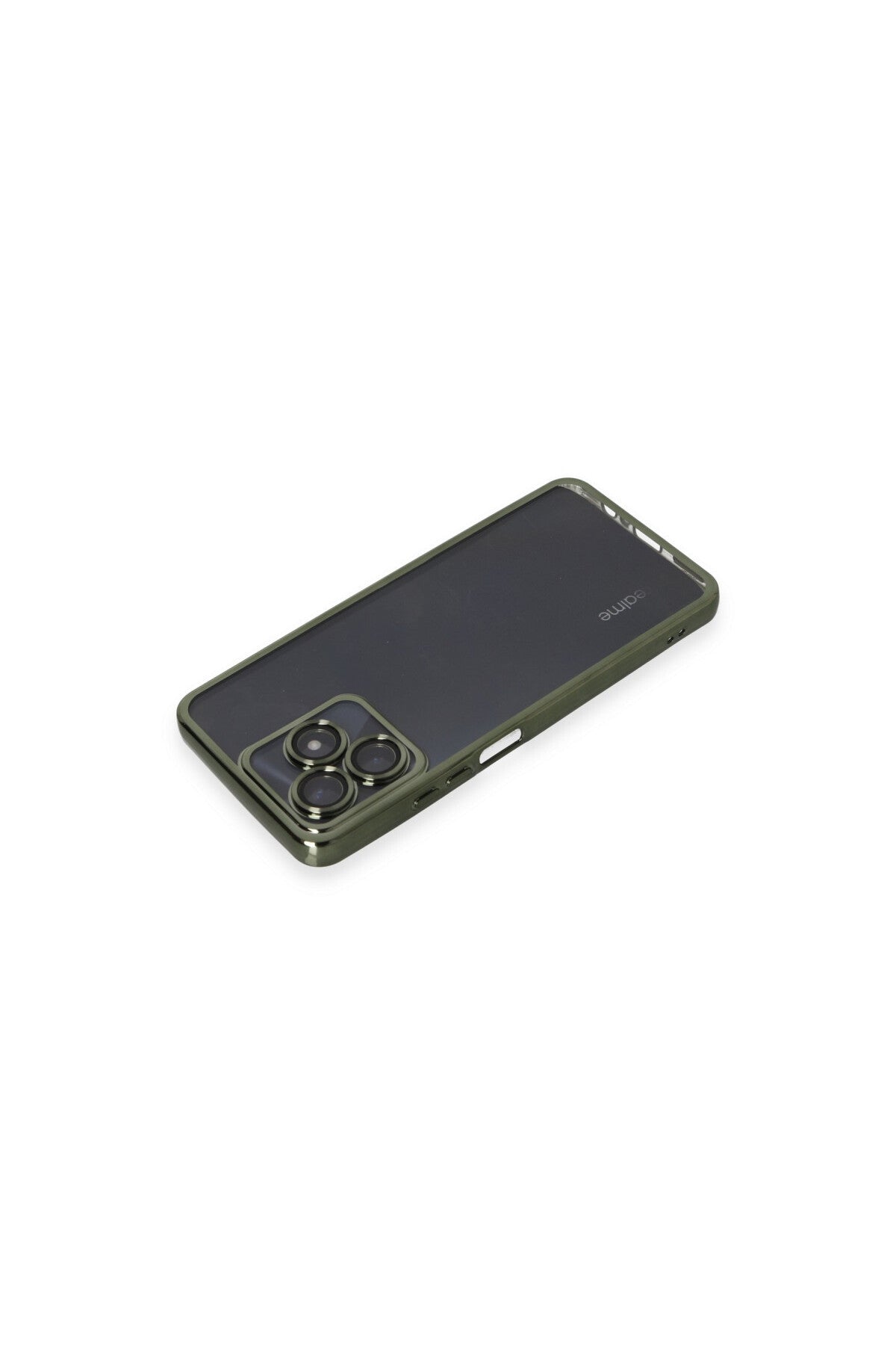 Realme C53 Uyumlu Kılıf Lensli Silikon - Yeşil
