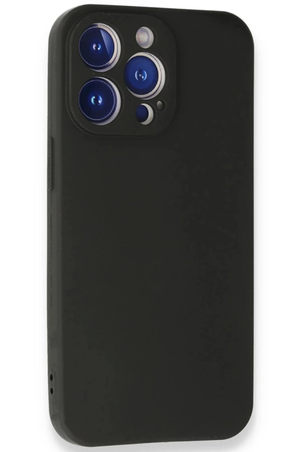 Apple iPhone 14 Pro Max Uyumlu Kılıf First Silikon - Siyah
