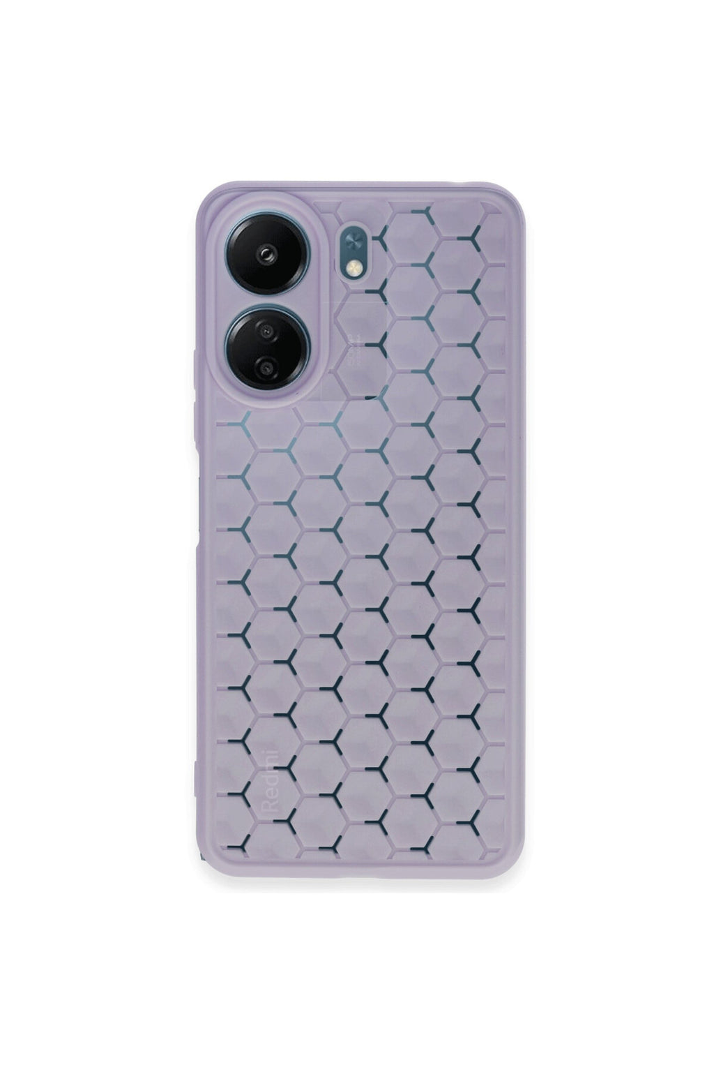 Xiaomi Redmi 13C Uyumlu Kılıf Petek Silikon Kapak - Lila