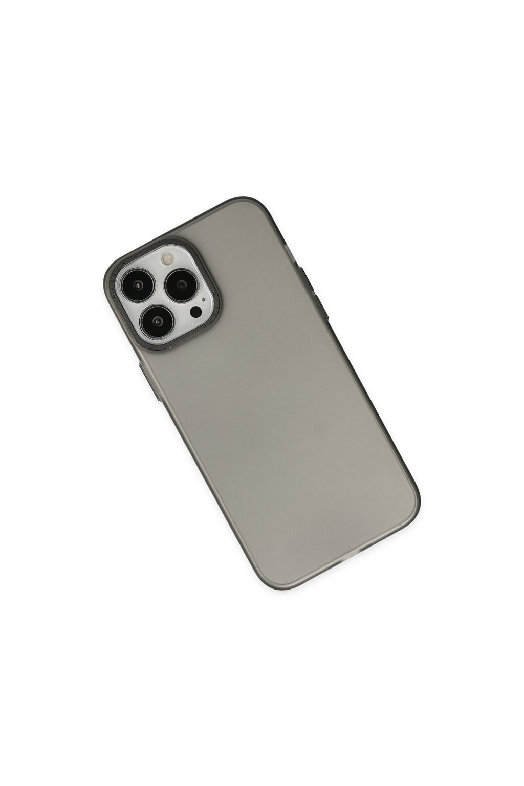 Apple iPhone 13 Pro Max Uyumlu Kılıf Modos Metal Kapak - Siyah