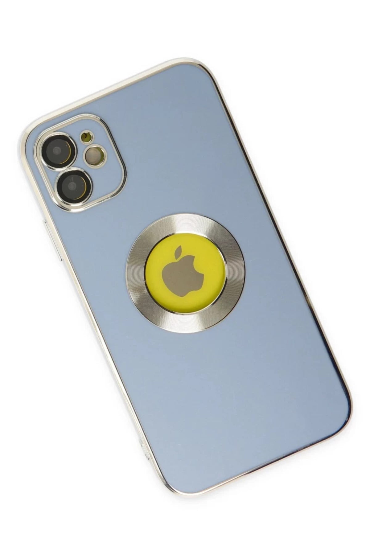 Apple iPhone 12 Uyumlu Kılıf Store Silikon - Sierra Blue