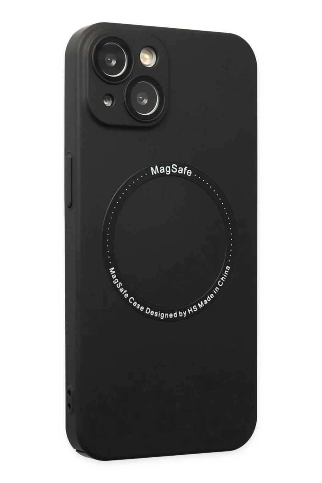Apple iPhone 14 Plus Uyumlu Kılıf Jack Magneticsafe Lens Silikon - Siyah