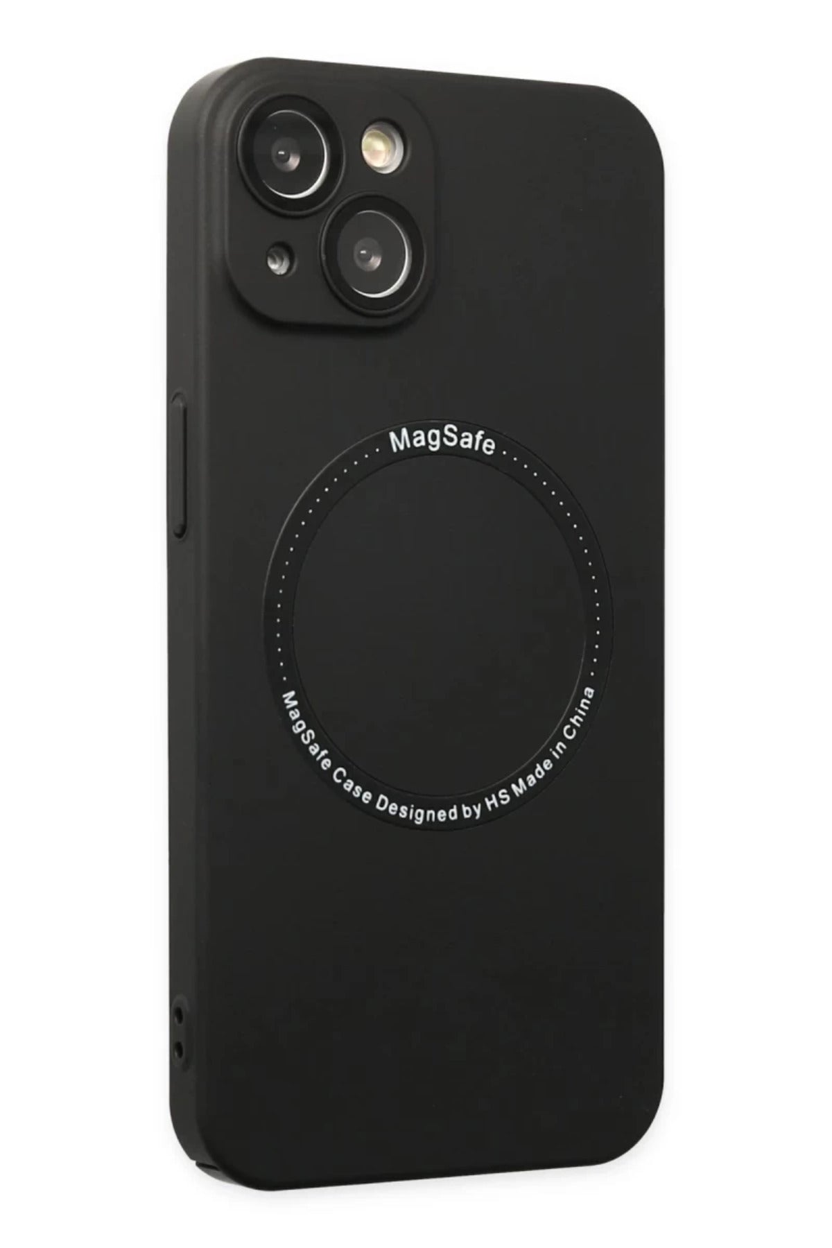 Apple iPhone 14 Plus Uyumlu Kılıf Jack Magneticsafe Lens Silikon - Siyah