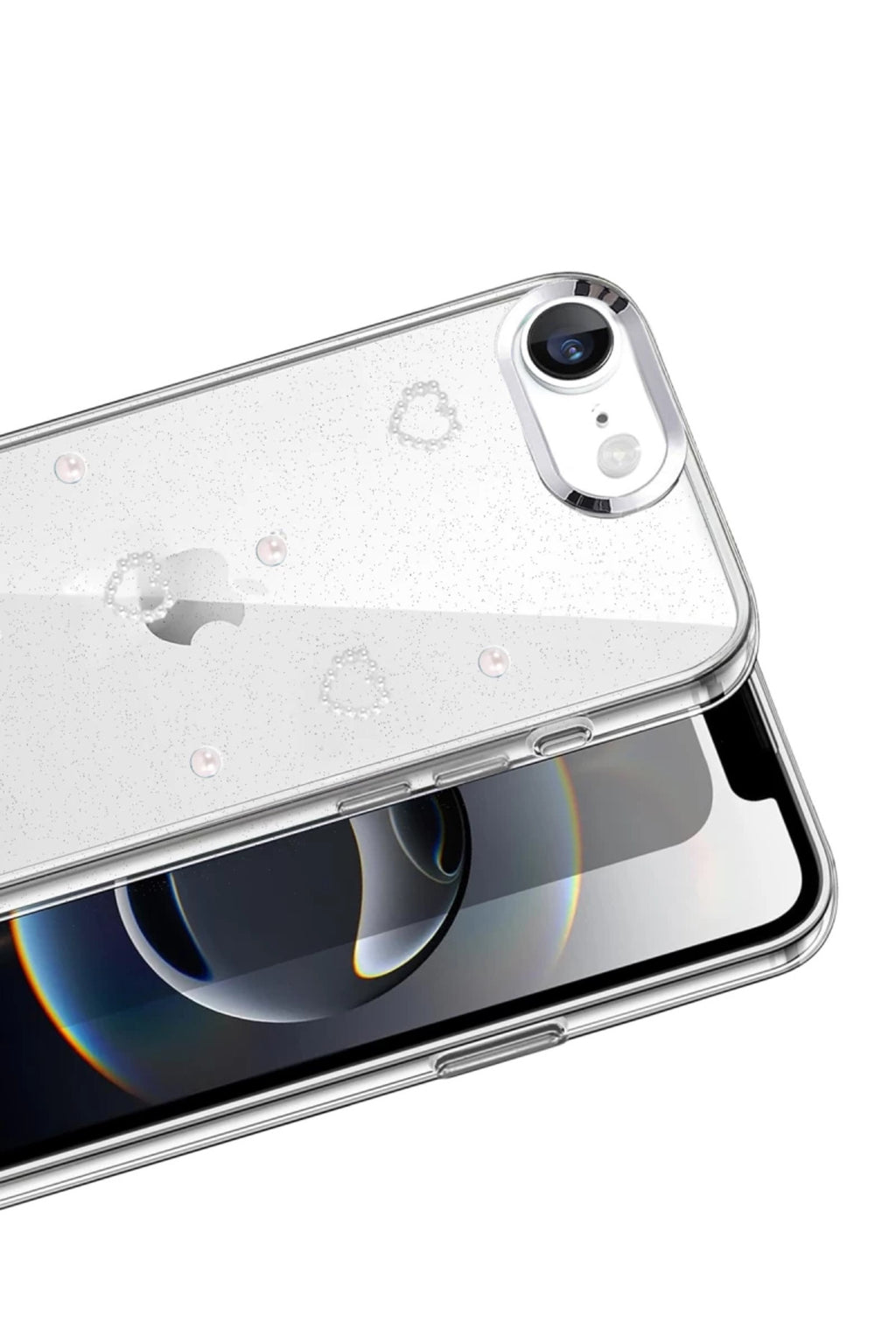 Apple iPhone 16E Uyumlu Fiyonk Desenli Kapak - Desen 10