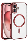 Apple iPhone 17 Uyumlu Kross Magneticsafe Kapak - Kırmızı