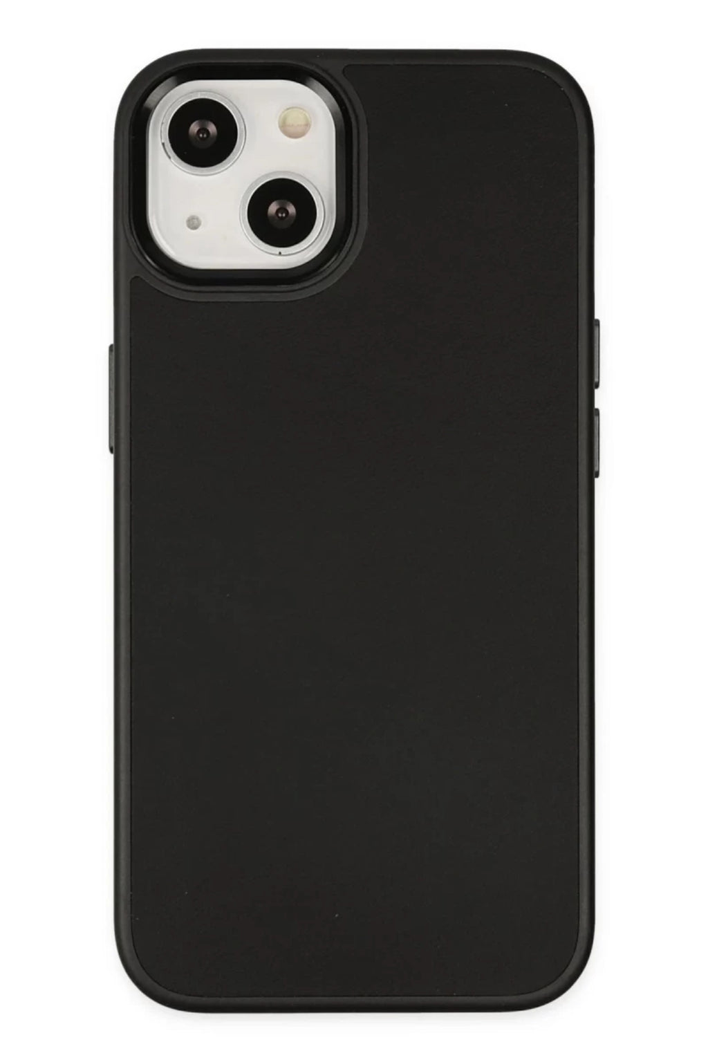 Apple iPhone 14 Plus Uyumlu Kılıf Asya Deri Silikon - Siyah