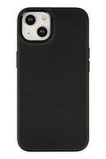 Apple iPhone 14 Plus Uyumlu Kılıf Asya Deri Silikon - Siyah