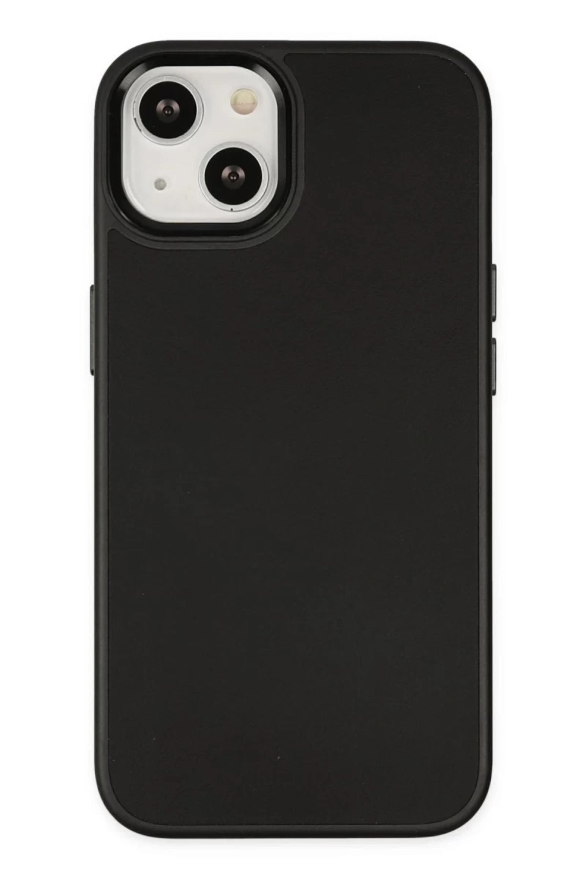 Apple iPhone 14 Plus Uyumlu Kılıf Asya Deri Silikon - Siyah