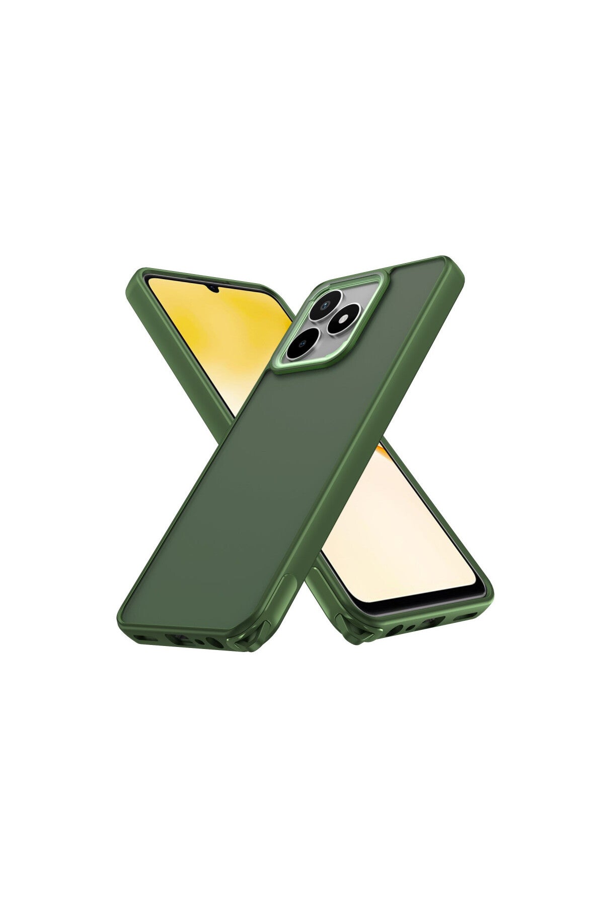 Realme C53 Uyumlu Kılıf Elegant Kapak - Yeşil