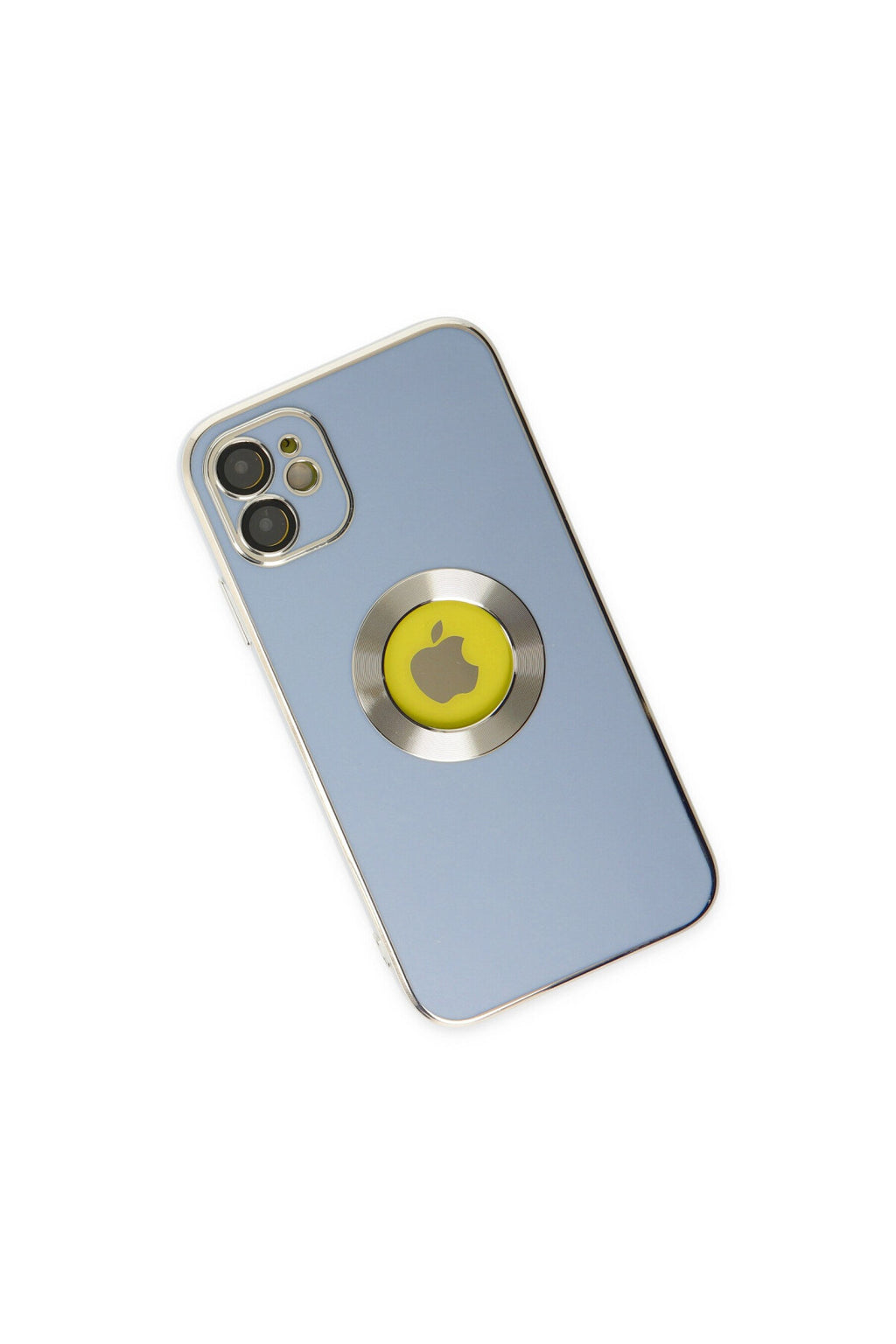 Apple iPhone 12 Uyumlu Kılıf Store Silikon - Sierra Blue