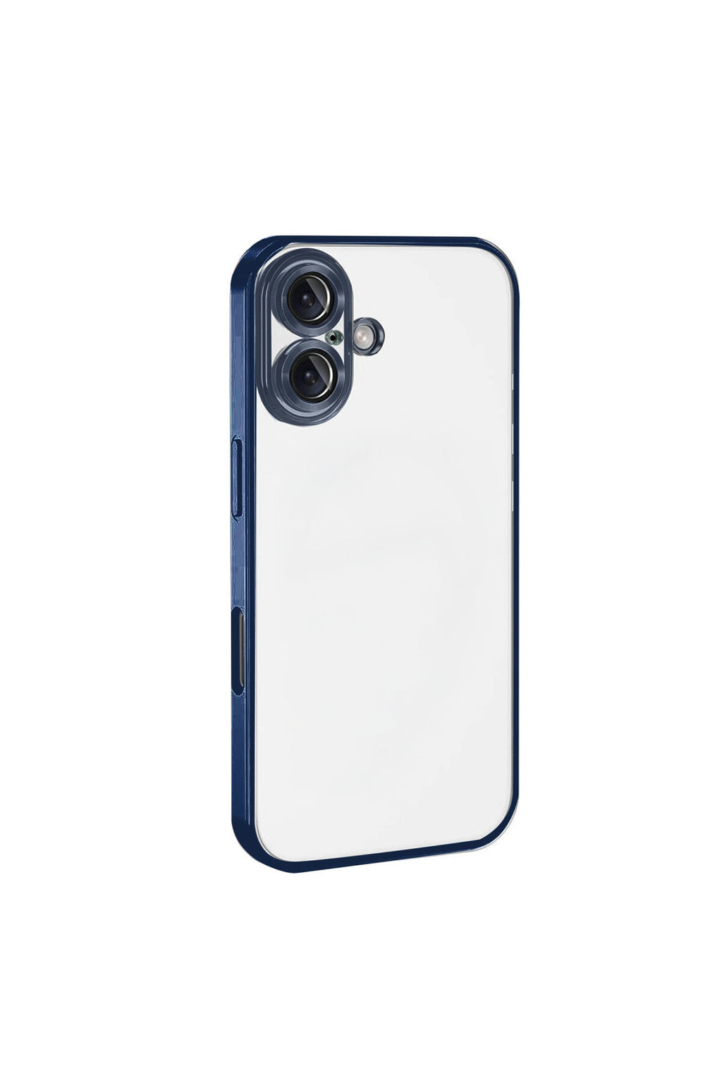 Apple iPhone 17 Uyumlu Lensli Silikon - Lacivert