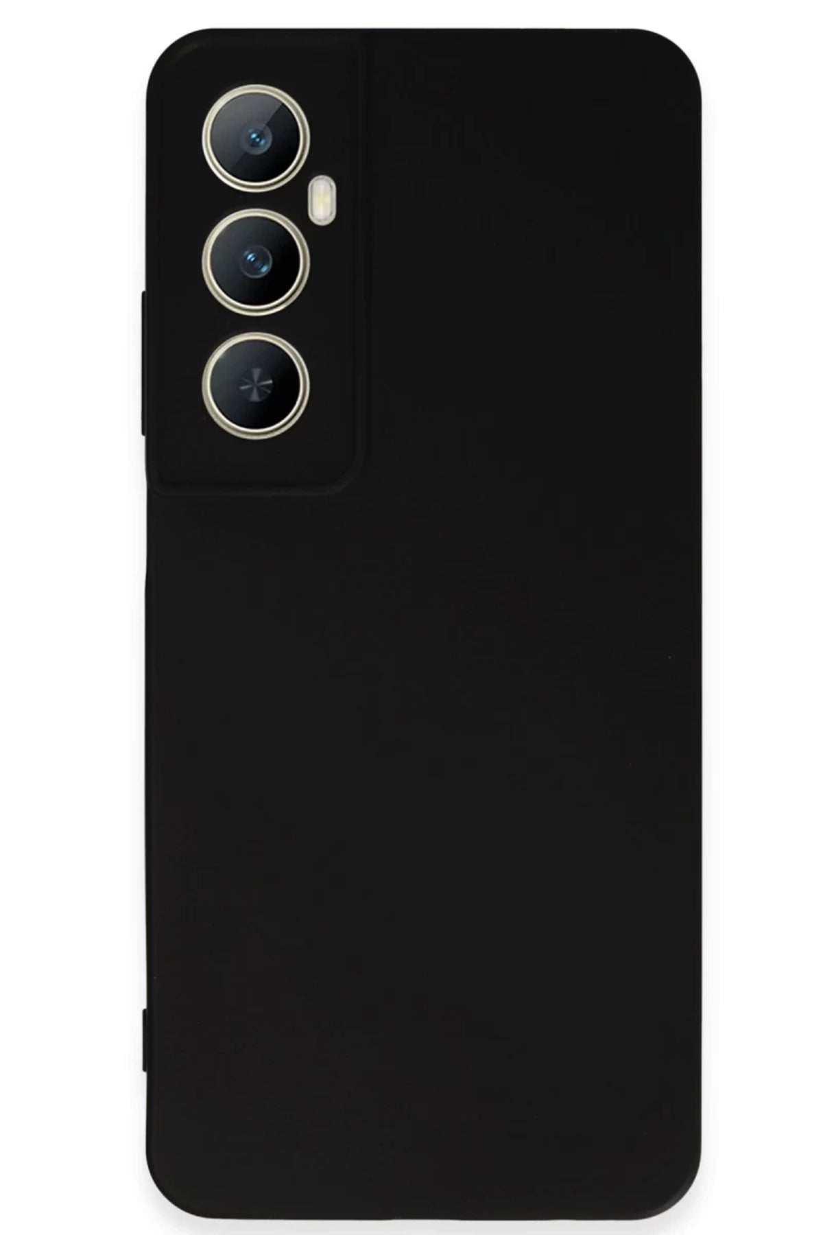 Realme C65 Uyumlu Kılıf First Silikon - Siyah