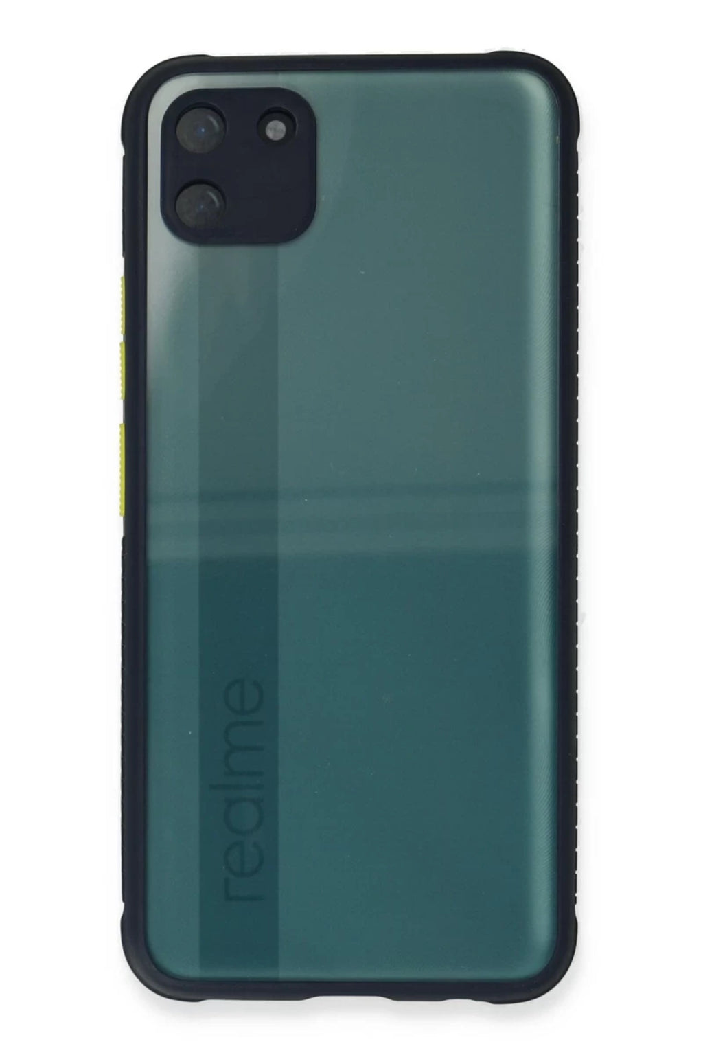 Realme C11 Uyumlu Kılıf Miami Şeffaf Silikon - Lacivert