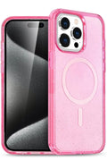 Apple iPhone 14 Pro Max Uyumlu Kılıf Star Magsafe Kapak - Pembe