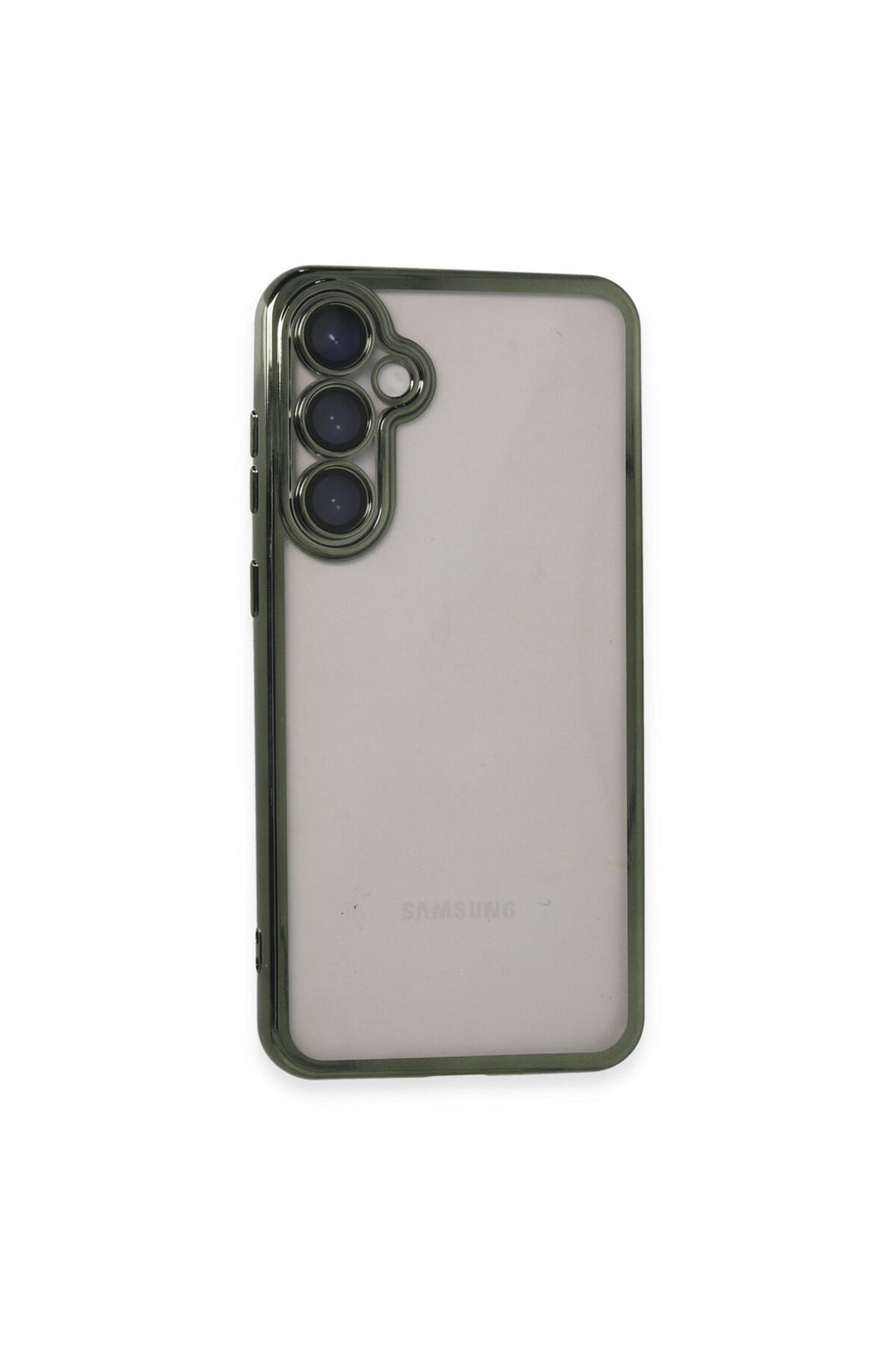 Samsung Galaxy S23 FE Uyumlu Kılıf Lensli Silikon - Yeşil