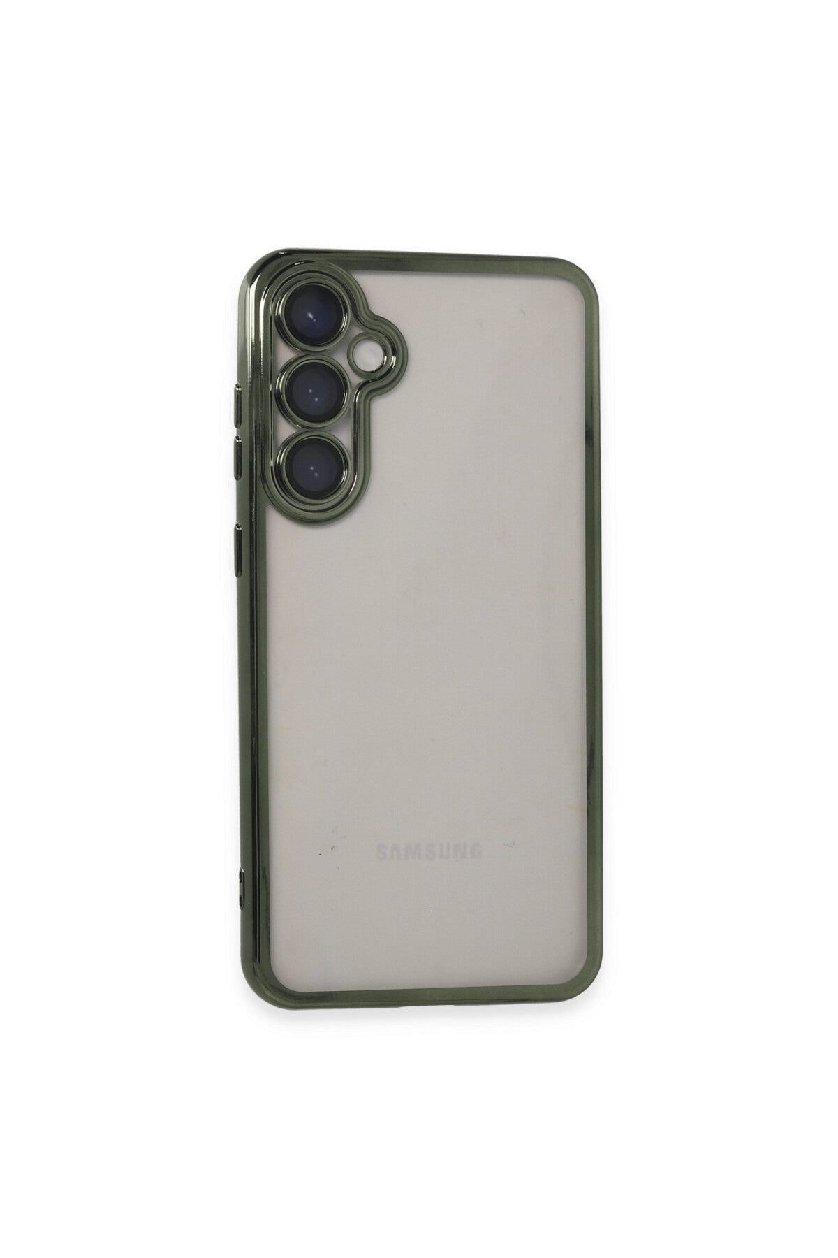 Samsung Galaxy S23 FE Uyumlu Kılıf Lensli Silikon - Yeşil