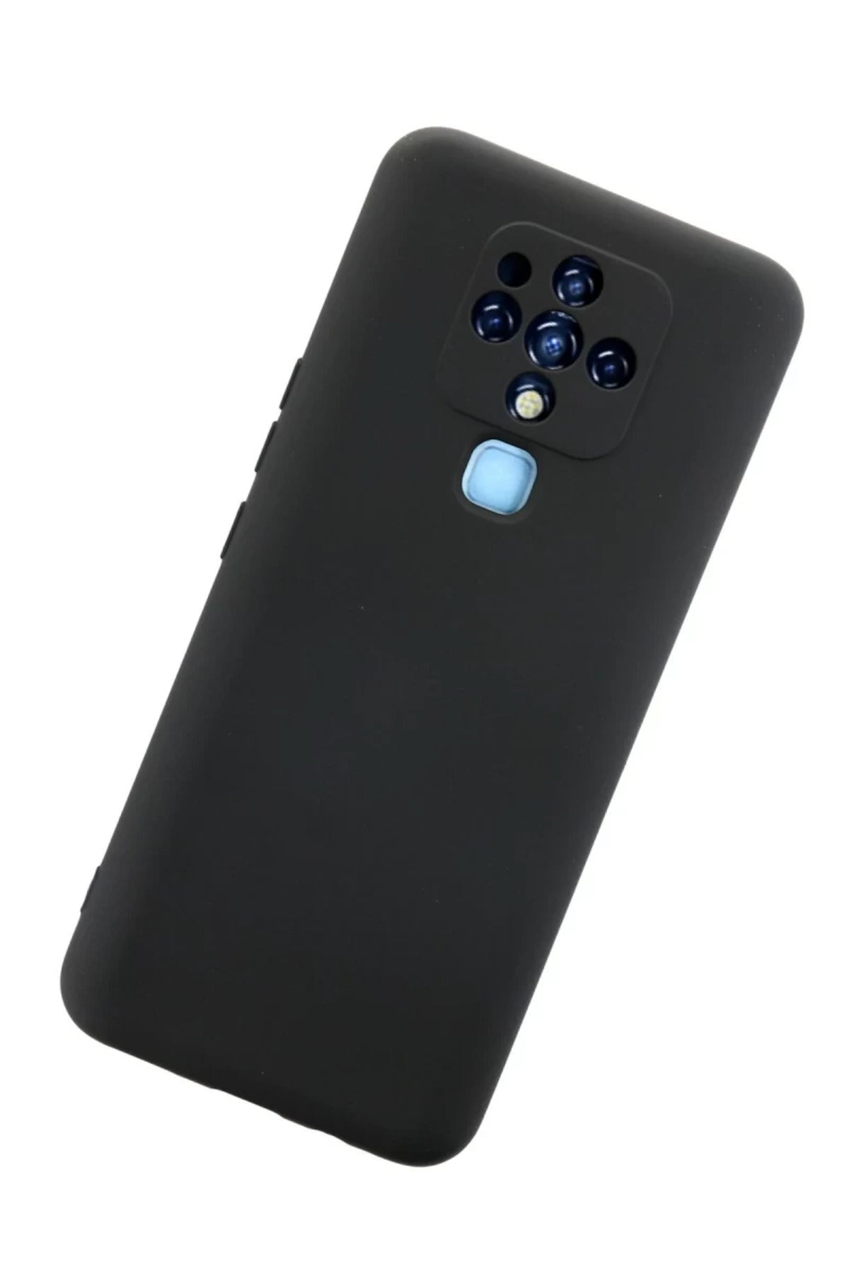 Tecno Camon 16 Uyumlu Kılıf Nano içi Kadife Silikon - Siyah
